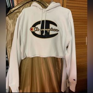 Champion White Hoodie